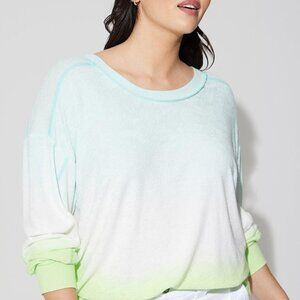 Torrid - Reverse Terry Drop Shoulder Sweatshirt in Tie Dye​​​​​​​​
